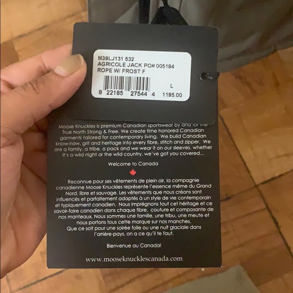 SOLD NWT Moose Knuckles Coat - Picture 2 of 9